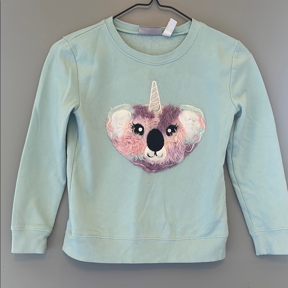 The Children's Place Blue and Pink Sweatshirts with Koala Design